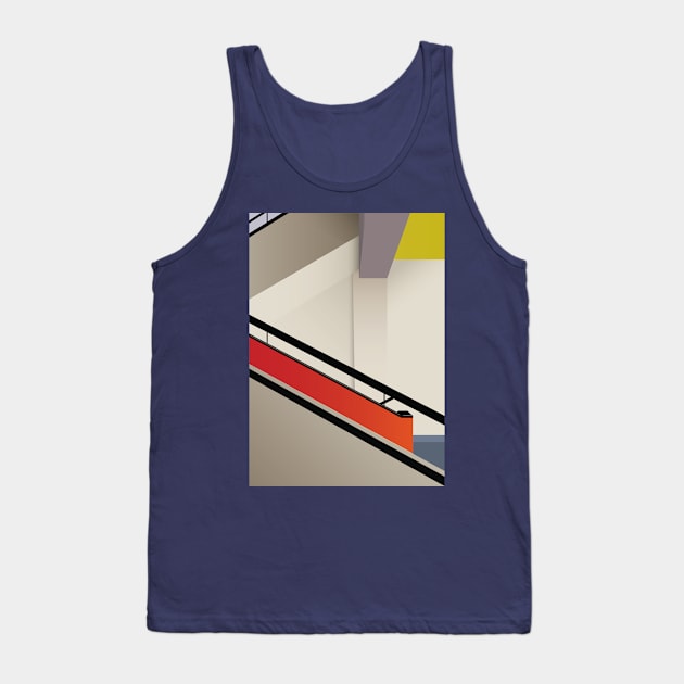 Funky Little Staircase Tank Top by modernistdesign